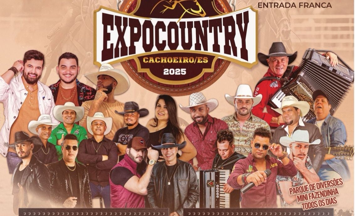 A cavalgada será uma das atrações da Expocountry Cachoeiro