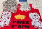 PM encontra ecstasy, haxixe e loló enterrados em área de mata em Castelo