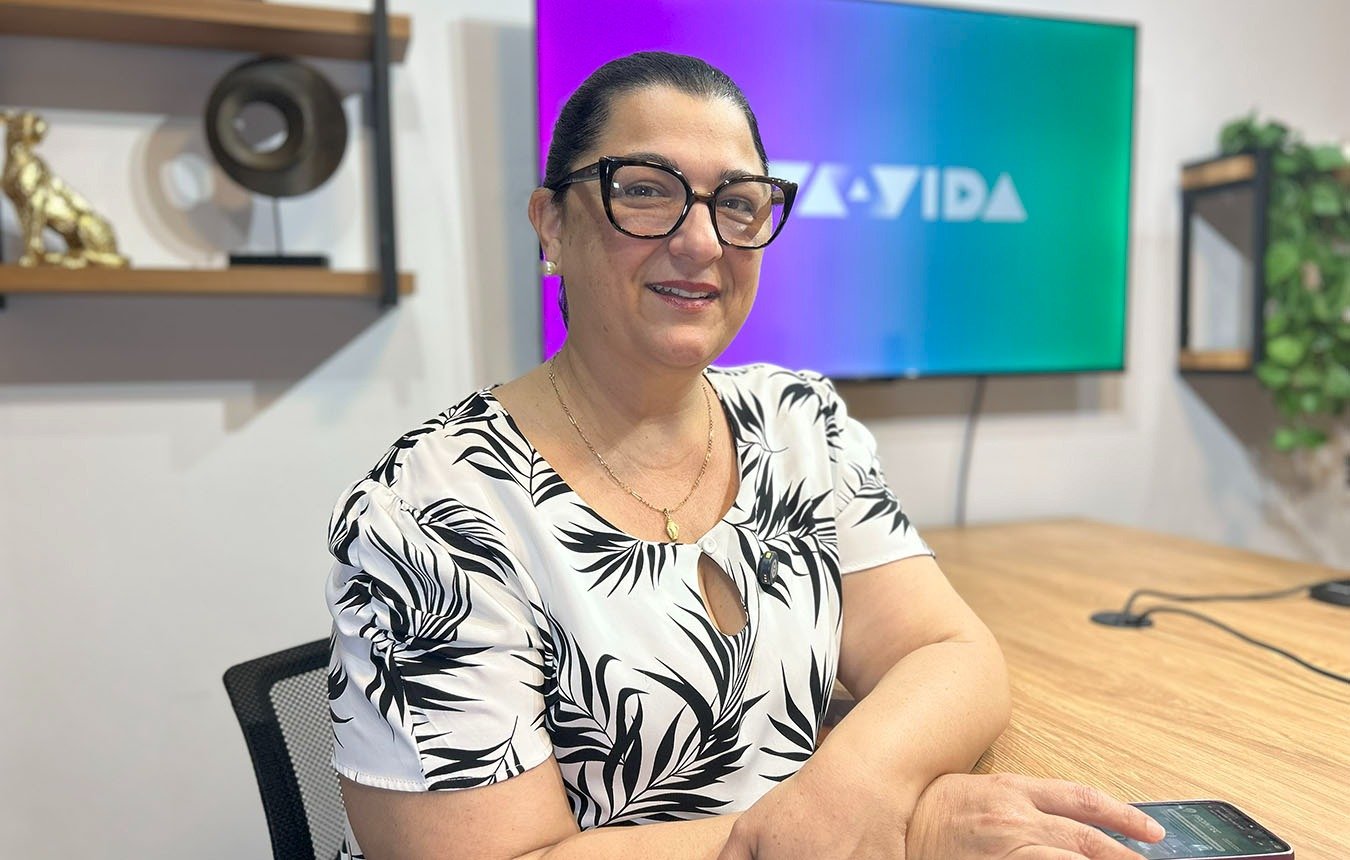 A foto mostra Reanta Fiório, secretária municipal de Saúde- CI