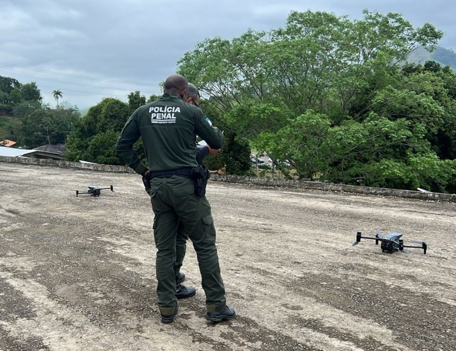 drones governo do es sistema prisonal