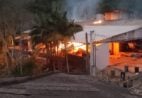 Incêndio destrói depósito de café na zona rural de Iúna