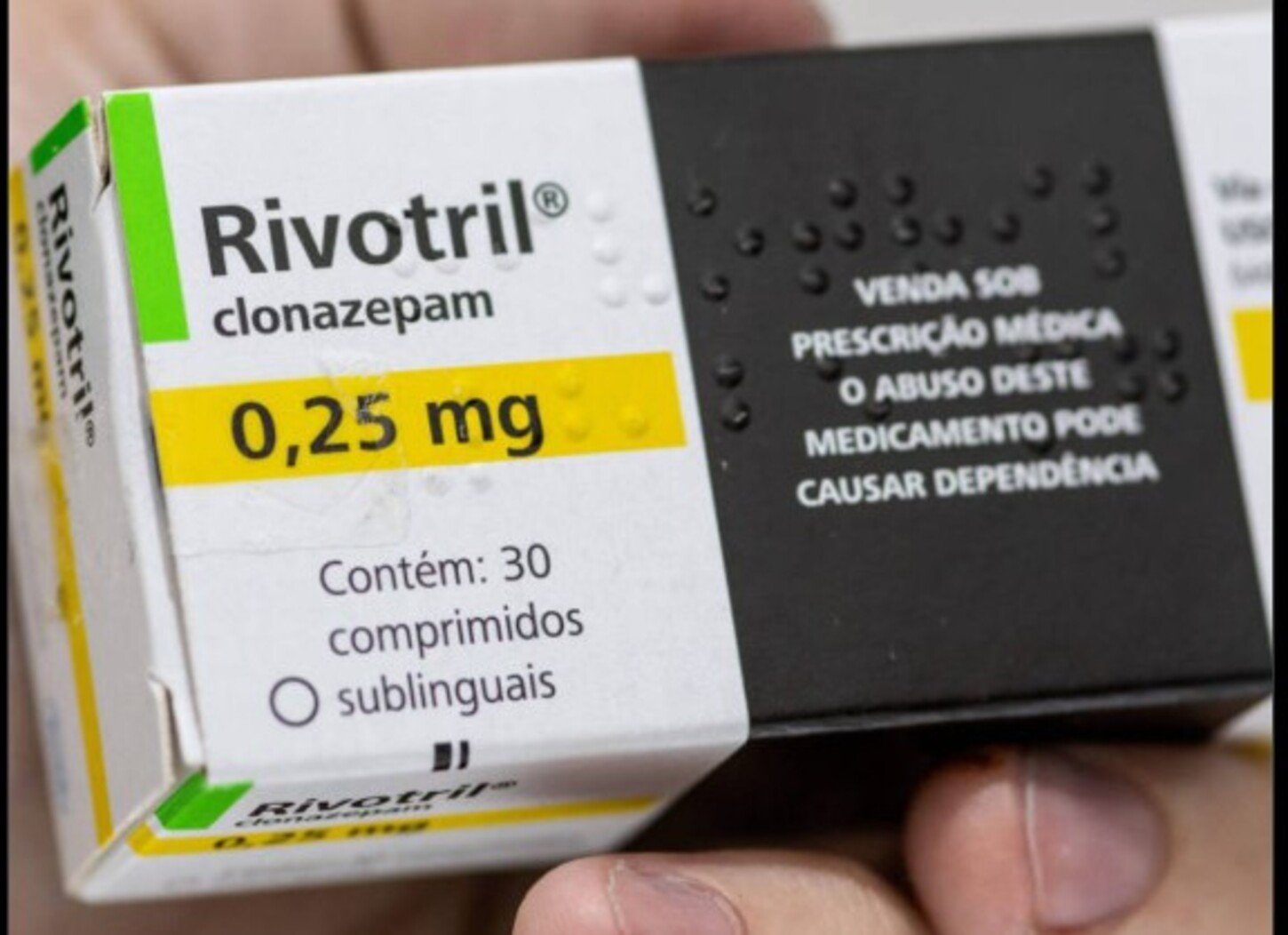 A foto mostra Rivotril