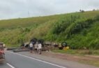Caminhoneiro morre em acidente na BR 101 em Anchieta