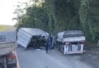 Acidente deixa trânsito lento na BR 101 em Rio Novo do Sul