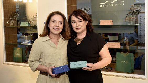 Lançamento exclusivo: o novo olhar de Myrian Rios chega à Óticas Cachoeiro