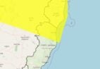 INMET emite aviso de perigo potencial para chuvas em 19 cidades do ES