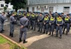 Comandante do 9º BPM orienta policiais que iniciam serviço em Cachoeiro