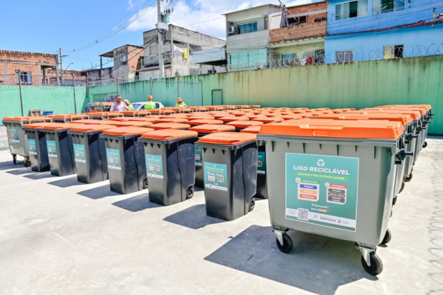 coletores recicláveis vitória educação sustentável