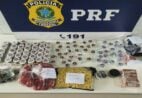 PRF apreende grande carga de drogas e detém dupla na BR-101 em Itapemirim