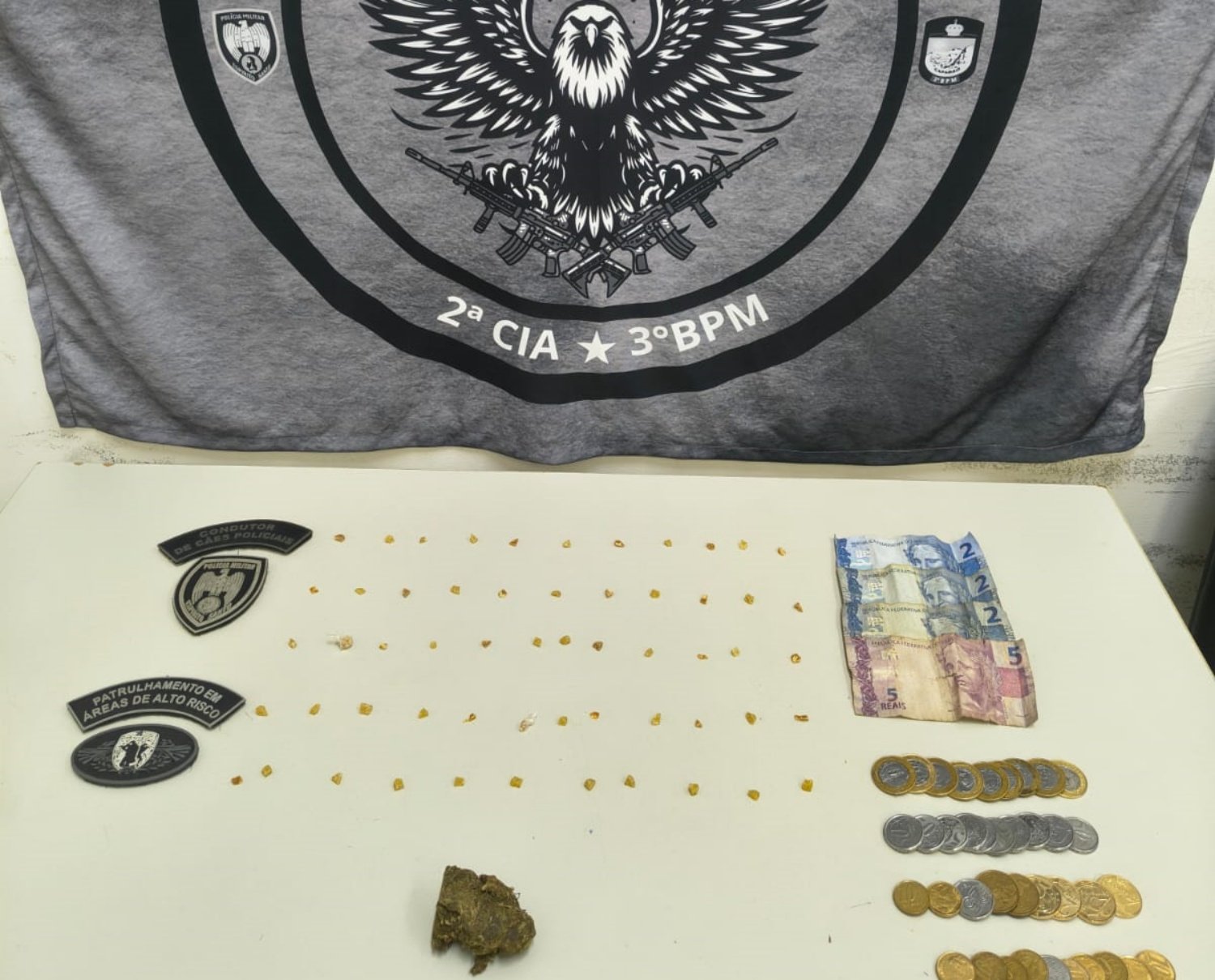 guaçuí tráfico de drogas polícia militar