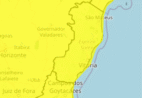 ATENÇÃO! Espírito Santo entra em alerta por risco de chuva, ventos e granizo