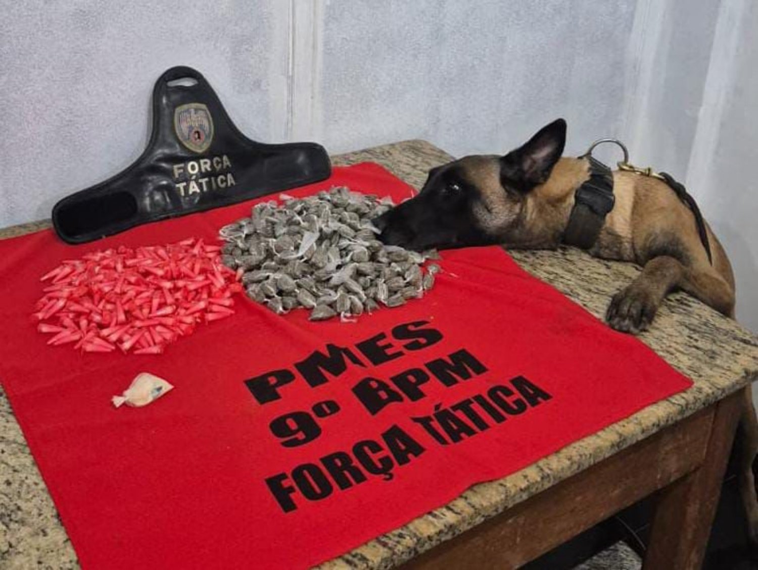 kiara polícia militar drogas cachoeiro