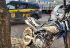 PRF recupera moto clonada às margens da BR 101 em Mimoso do Sul
