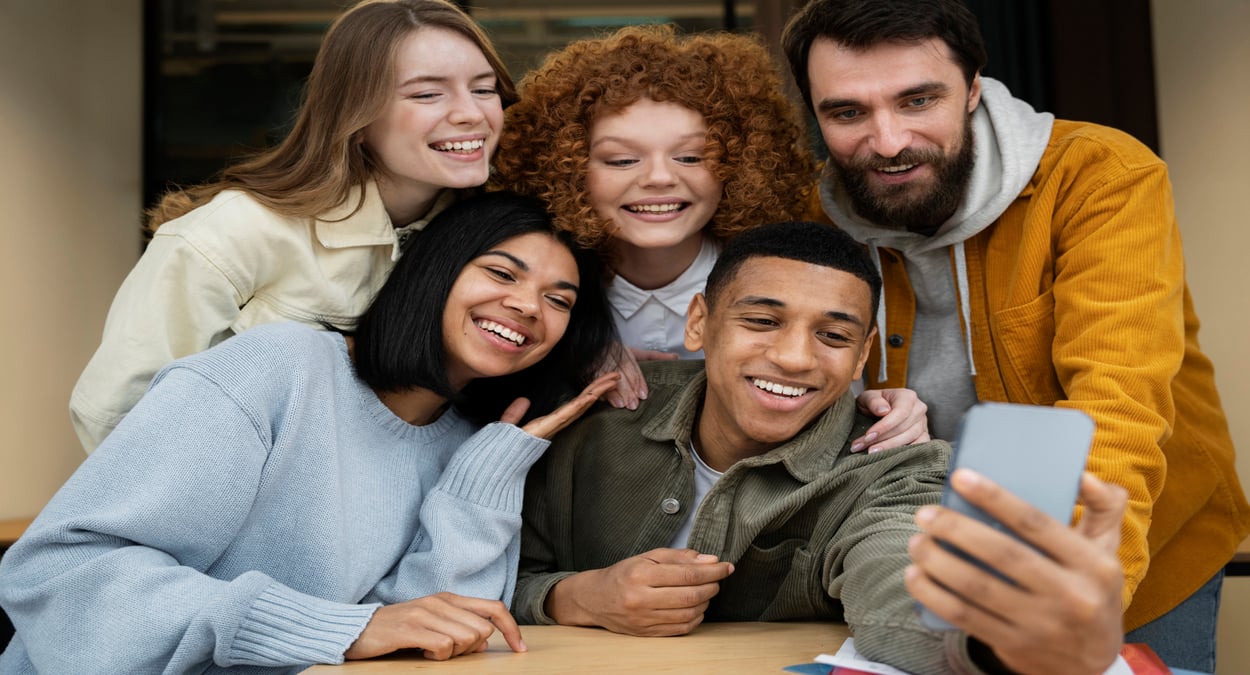 A foto mostra Geração Z