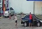 VÍDEO | PM é agredido com barra de ferro em posto de combustíveis no ES