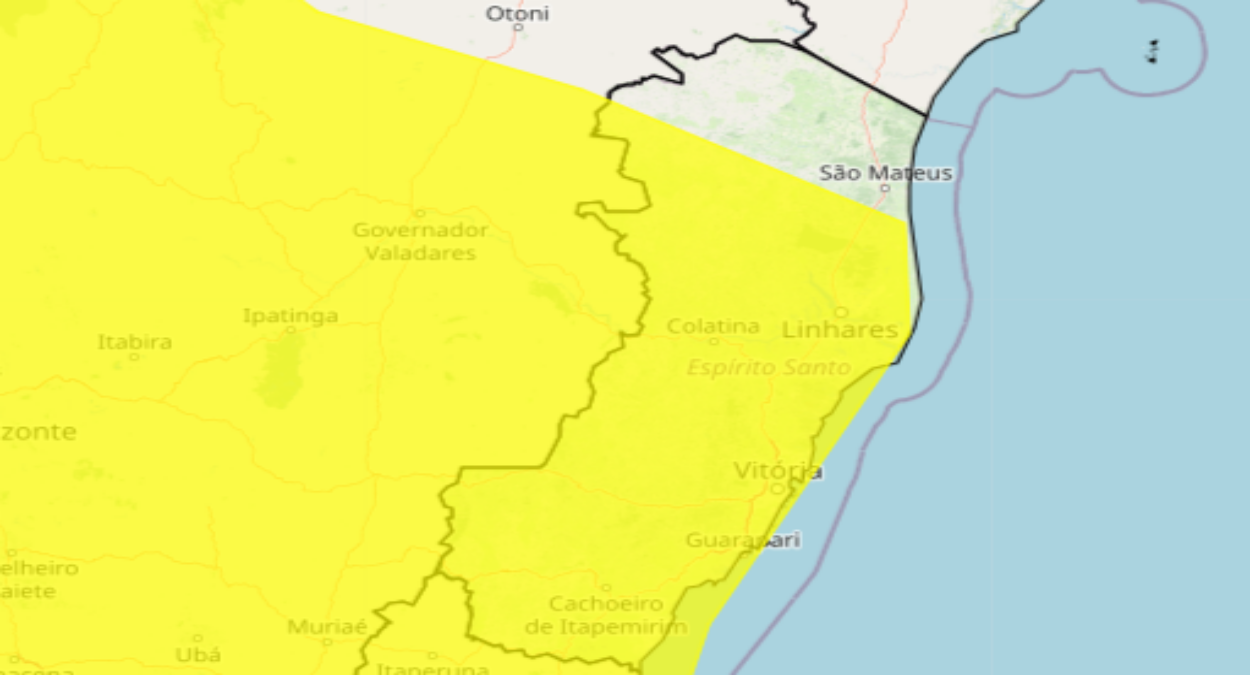 alerta chuvas Espírito Santo