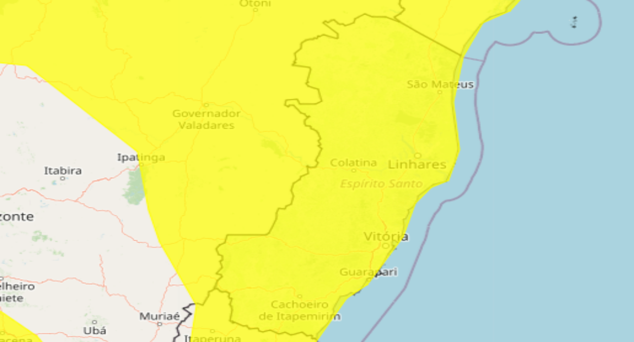 alerta de tempestade INMET