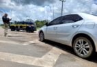 PRF recupera carro clonado durante fiscalização na BR 101 em Serra