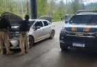 PRF recupera carro clonado em Brejetuba e prende condutor e passageiro