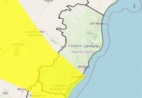 Atenção! INMET alerta para chuvas intensas e ventos fortes no Sul do Espírito Santo