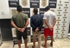 Polícia Civil prende trio por furto qualificado em Marataízes