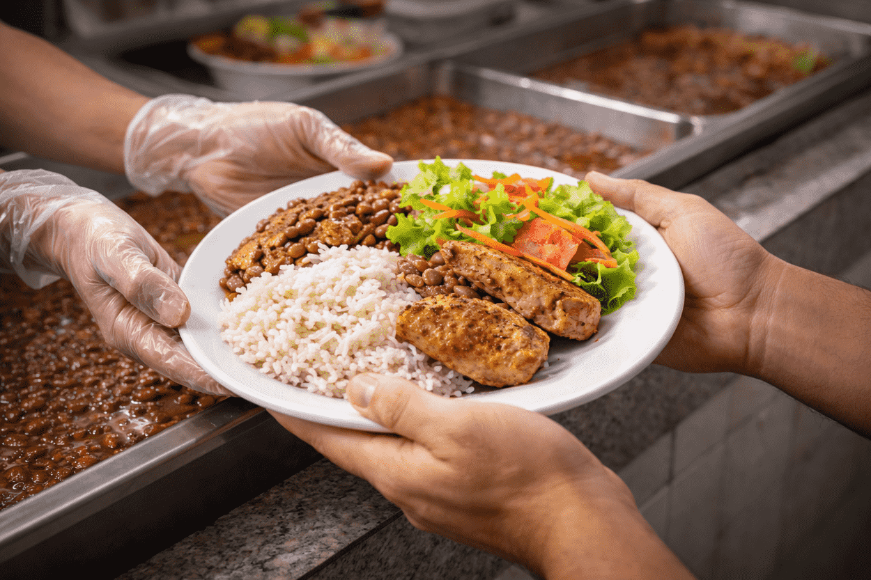 Brasil Sem Fome no Espírito Santo - prato de comida - fome