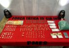 Força Tática apreende drogas durante ação em Mimoso do Sul