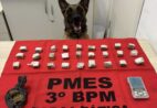 K9 da PM apreende drogas durante ação contra o tráfico em Guaçuí
