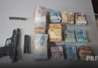 PRF apreende arma e R$ 40 mil após fuga na BR 101 no Espírito Santo