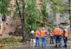 Defesa Civil avalia risco de deslizamento no bairro Amarelo