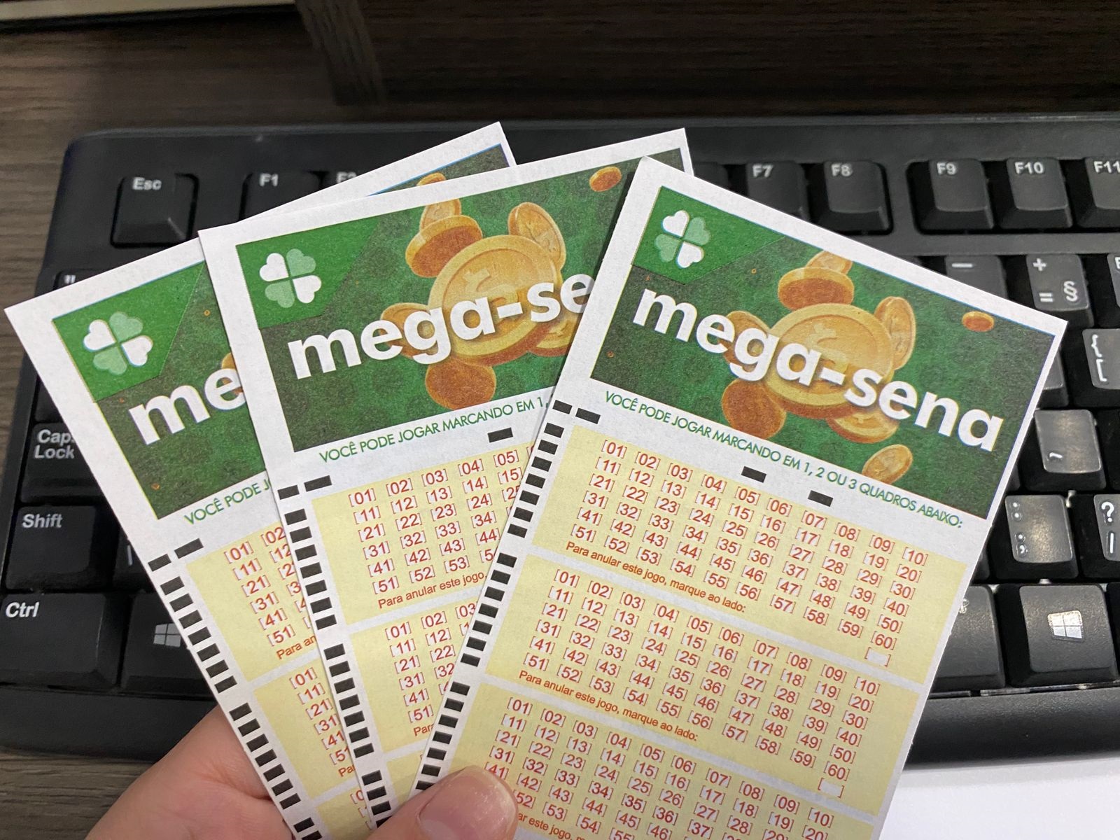 Cartões da Mega-Sena