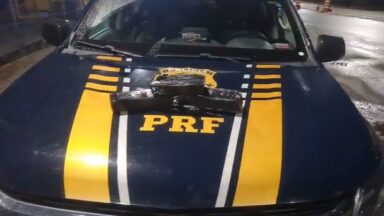 PRF encontra droga escondida em estepe e prende motorista em Itapemirim