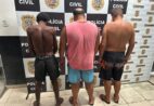 Três são presos por furto qualificado em Itapemirim