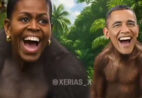 Trump publica vídeo racista que retrata casal Obama como macacos