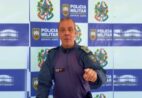 Coronel Caus reage à ameaça de criminoso contra PM do ES; veja vídeo