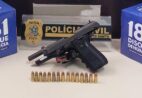 Polícia Civil encontra pistola 9mm com suspeito em Cariacica