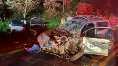 Venda Nova: acidente na BR-262 deixa motorista em estado grave e idosos feridos