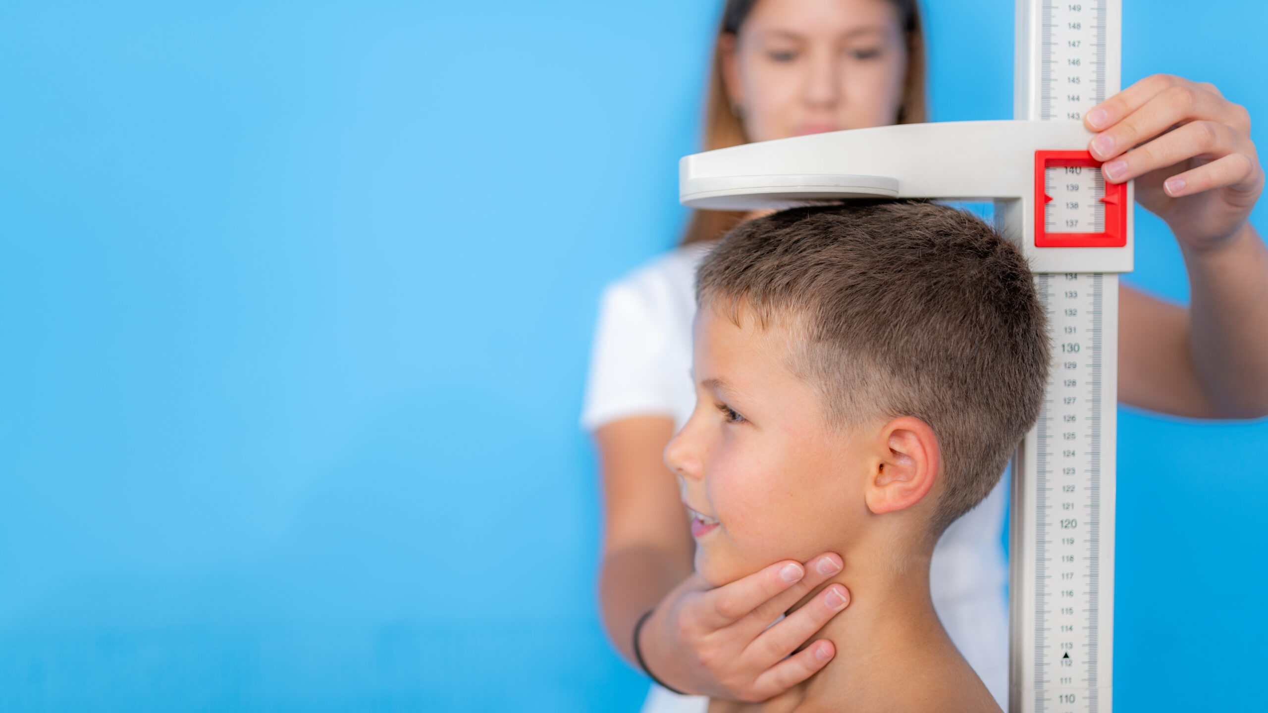 A foto alude ao crescimento infantil masculino