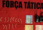 Força Tática desarticula ponto de venda de drogas em Atílio Vivácqua