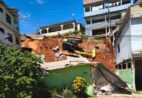 VÍDEO | Muro desaba e atinge casa em Jerônimo Monteiro