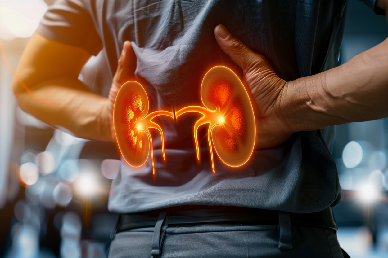 A foto alude à crise renal