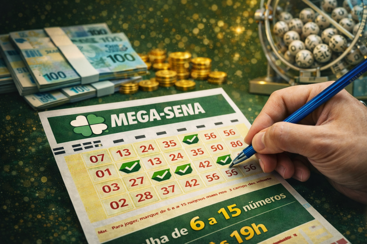 Mega-Sena R$ 20 milhões