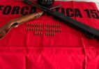 PM apreende armas e munições na zona rural de Mimoso
