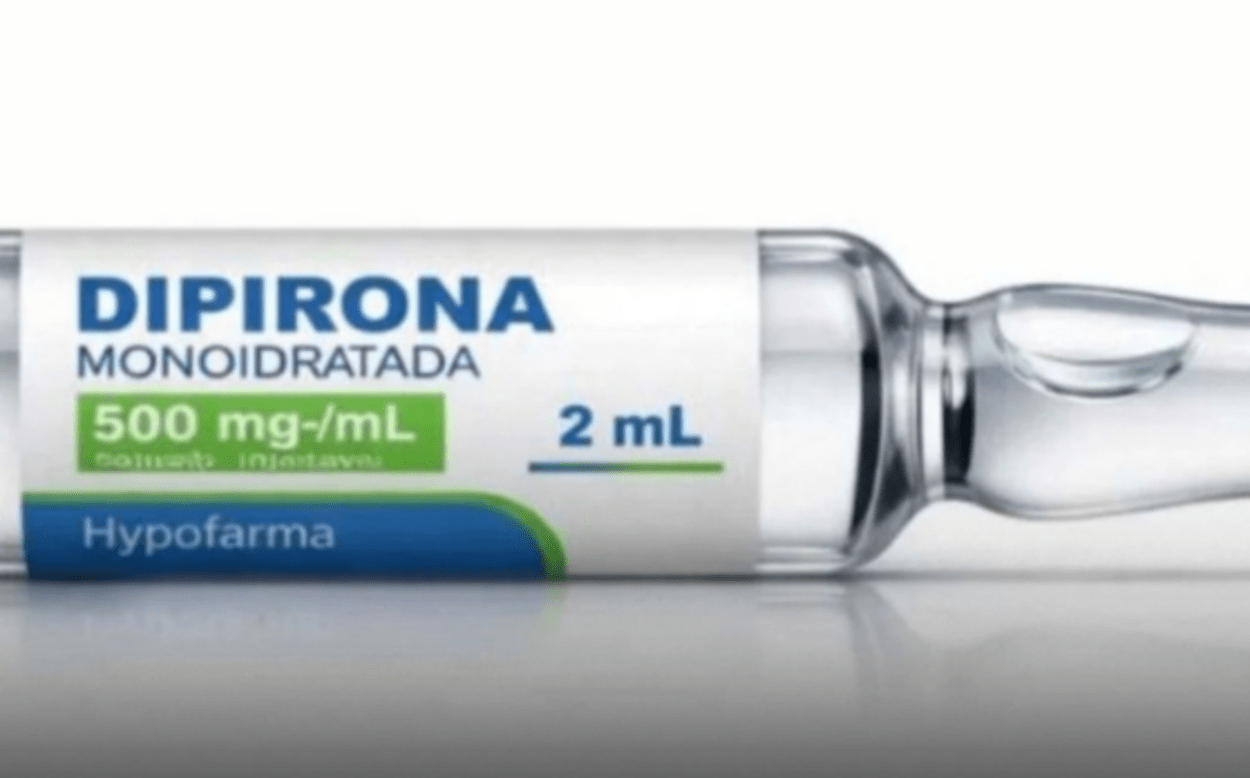 A foto mostra dipirona suspensa pela Anvisa