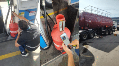 Procon flagra irregularidade em bomba e autua posto em Cachoeiro