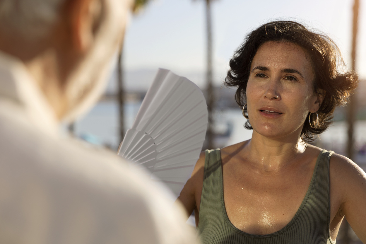 A foto alude à menopausa