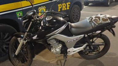 Motociclista é preso com haxixe após fuga na BR-101 no Espírito Santo