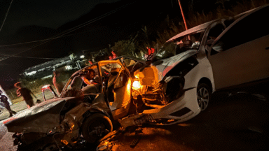 Acidente deixa seis feridos em Vargem Alta