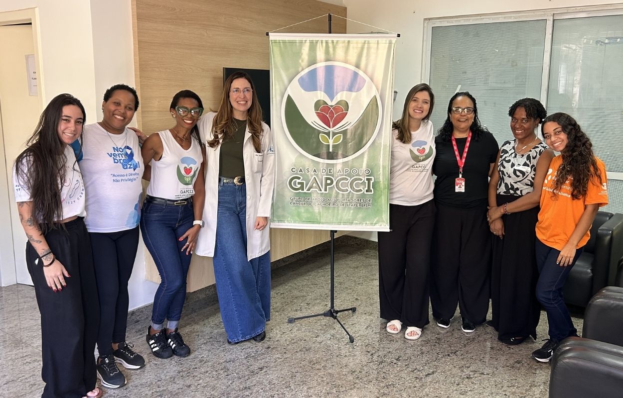 A foto mostra cena de encontro no GAPCCI