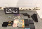 Polícia Militar apreende drogas e arma com traficantes em Piúma